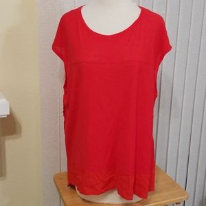 7 for $20 - Turs by Vince Camuto Red Sleeveless Shirt